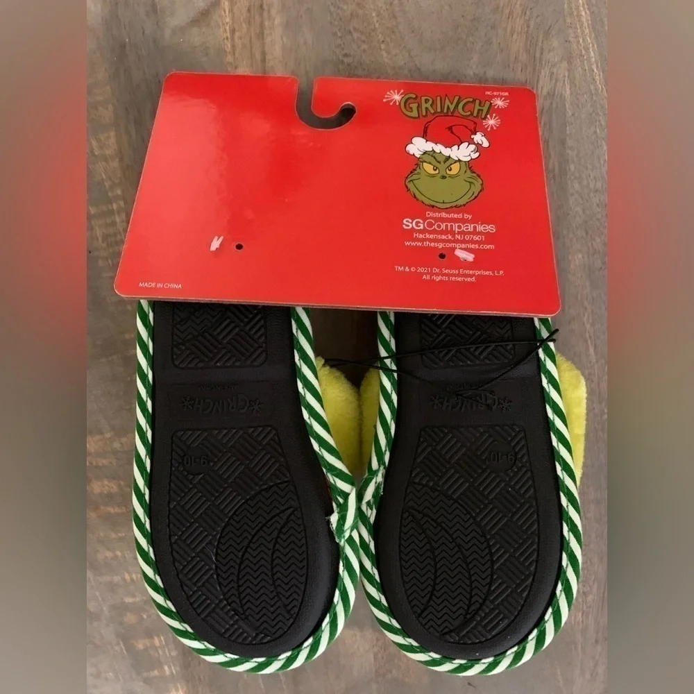 Dr. Seuss Grinch Kid’s Slippers Flip-Flop